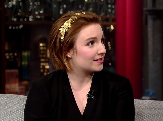 Lena Dunham, Late Show with David Letterman Lena Dunham, Late Show with David Letterman