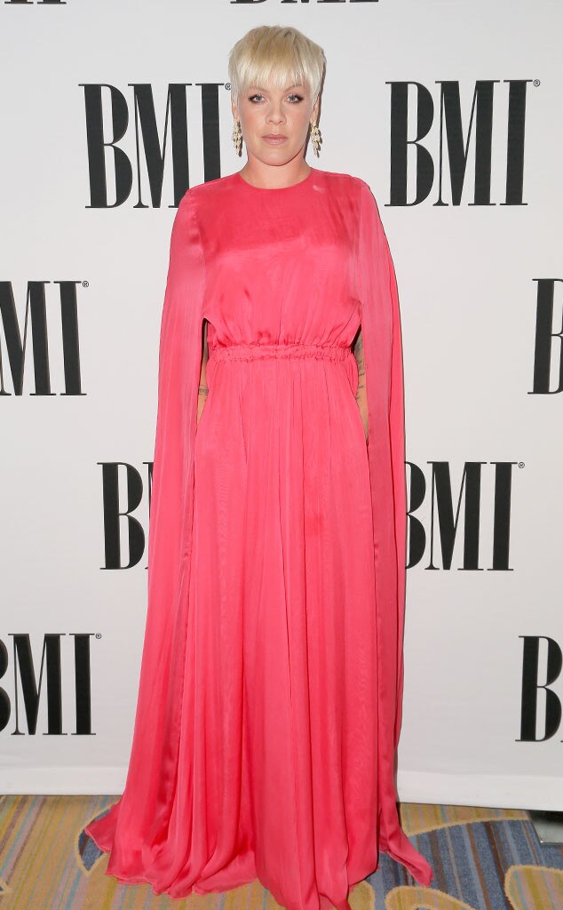 Pink, Celebs in Capes Pink, Celebs in Capes