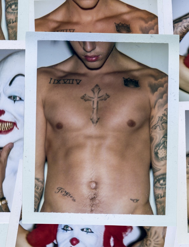 Justin Bieber Strips Down Shows Off Body In Racy Photo Shoot E News