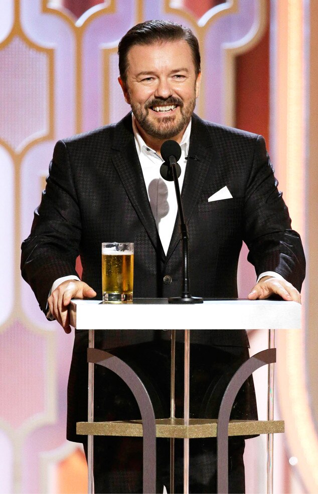 Ricky Gervais, Golden Globes Ricky Gervais, Golden Globes