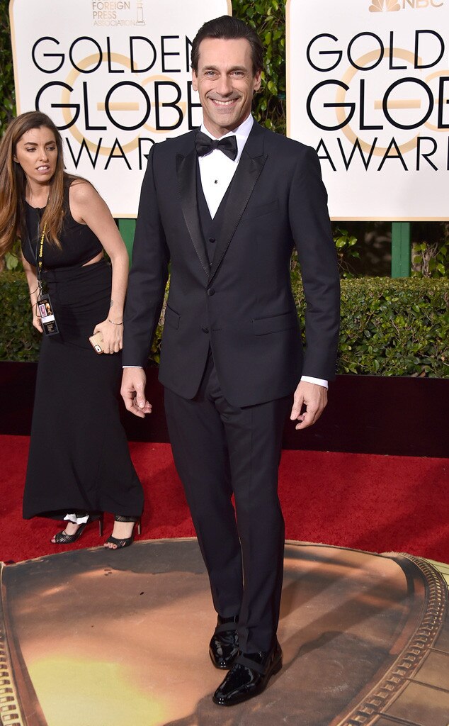 2016 Golden Globes Red Carpet Arrivals Jon Hamm, Golden Globe Awards