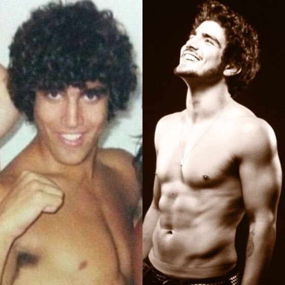 Caio Castro, antes e depois Caio Castro, antes e depois