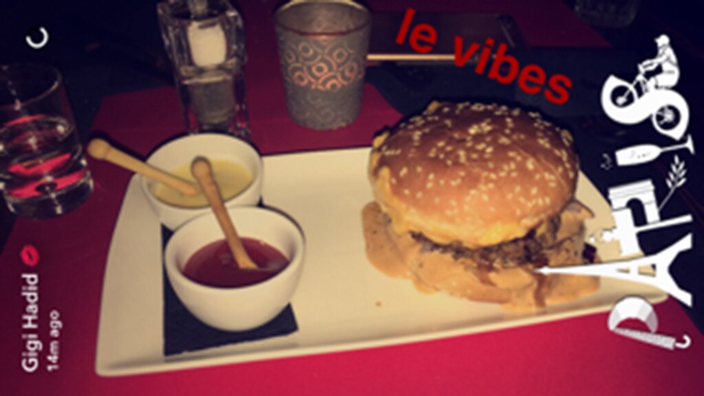 Gigi Hadid, Burgers, Paris France Gigi Hadid, Burgers, Paris France