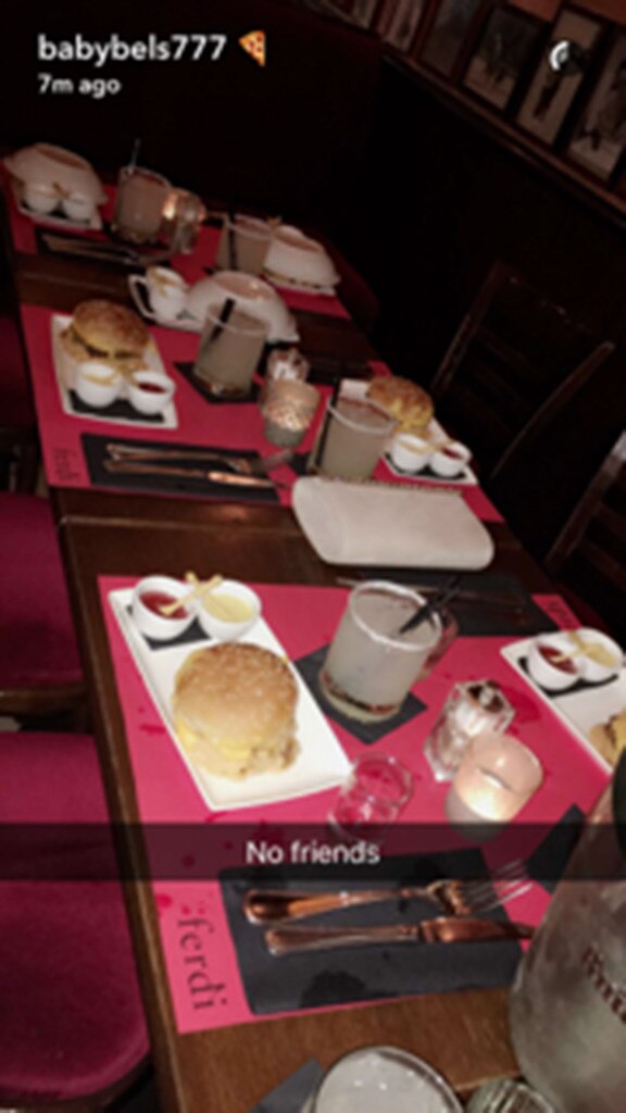 Kendall Jenner, Gigi Hadid, Burgers, Paris France Kendall Jenner, Gigi Hadid, Burgers, Paris France