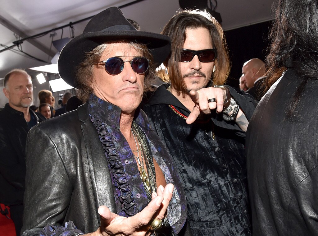 Johnny Depp, Joe Perry, 2016 Grammy Awards, Candids Johnny Depp, Joe Perry, 2016 Grammy Awards, Candids
