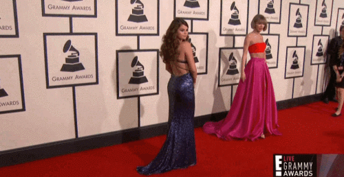 Taylor Swift, Selena Gomez, 2016 Grammys Taylor Swift, Selena Gomez, 2016 Grammys