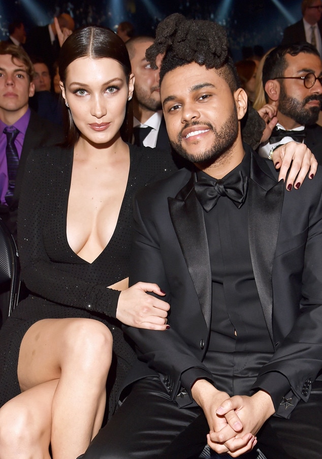 The Weeknd, Bella Hadid, 2016 Grammy Awards, Candids The Weeknd, Bella Hadid, 2016 Grammy Awards, Candids