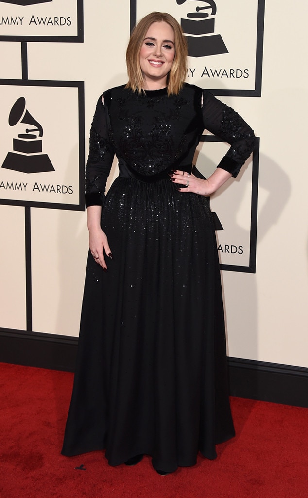 Grammys 2016: Red Carpet Arrivals Adele, 2016 Grammy Awards 