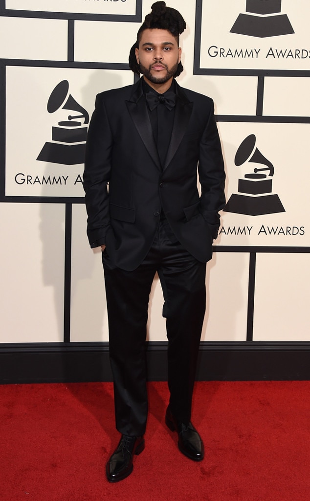 Grammys 2016: Red Carpet Arrivals The Weeknd, 2016 Grammy Awards 