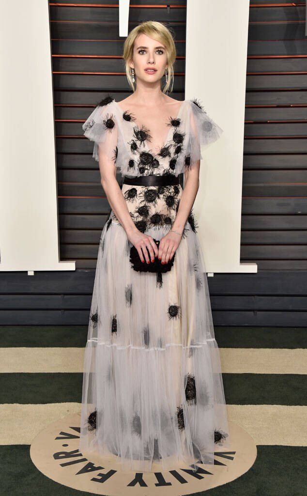 Vanity Fair Oscars Party, Emma Roberts Vanity Fair Oscars Party, Emma Roberts