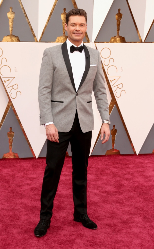 Oscars 2016: Red Carpet Arrivals Ryan Seacrest, 2016 Oscars, Academy Awards, Arrivals