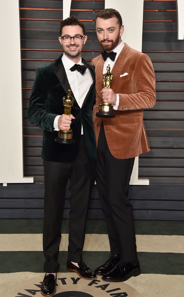 James Napier, Sam Smith, Vanity Fair Oscars Party James Napier, Sam Smith, Vanity Fair Oscars Party