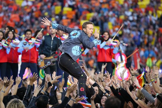 Chris Martin, Coldplay, Super Bowl Chris Martin, Coldplay, Super Bowl