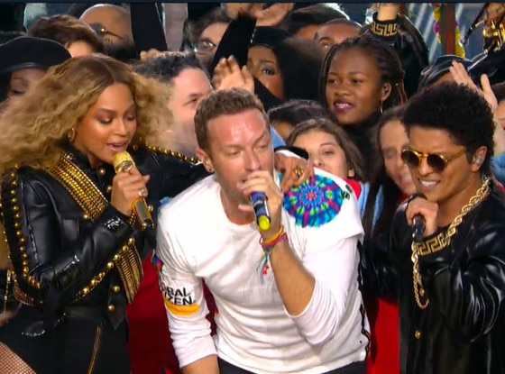 Beyonce, Coldplay, Bruno Mars, Super Bowl halftime show 2016 Beyonce, Coldplay, Bruno Mars, Super Bowl halftime show 2016