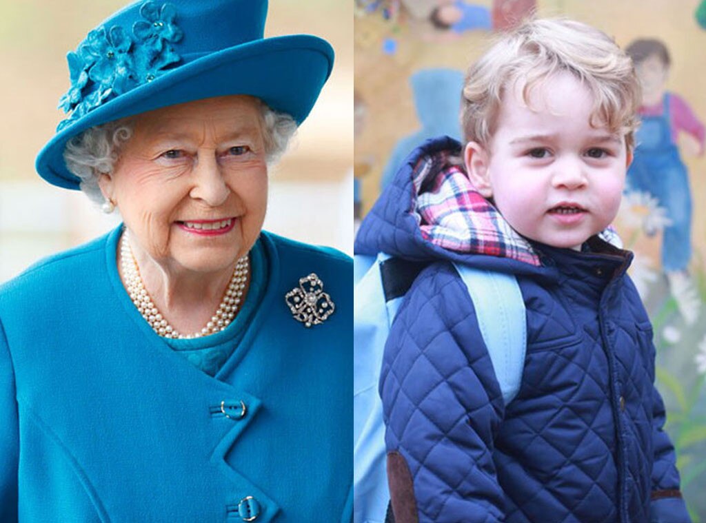 Queen Elizabeth, Prince George Queen Elizabeth, Prince George