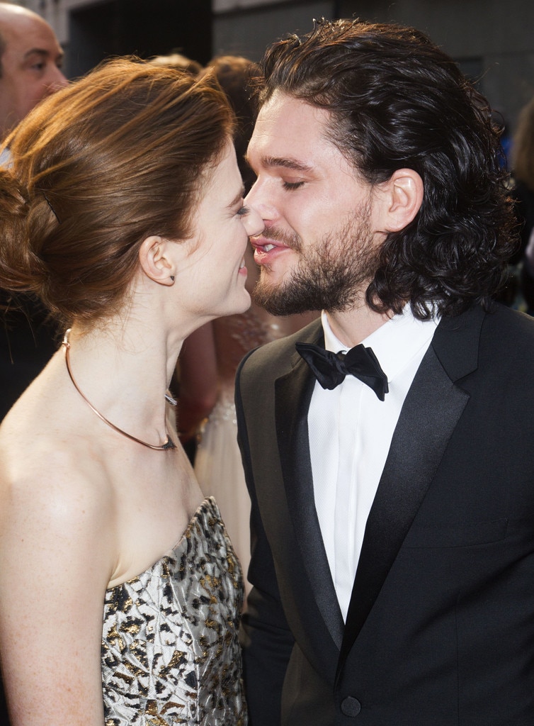 Kit Harington Rose Leslie From From Co Stars To Couples E News