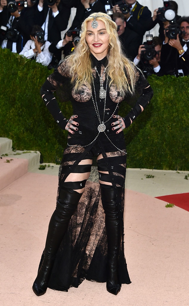 Met Gala 2016: Red Carpet Arrivals Madonna, MET Gala 2016, Arrivals