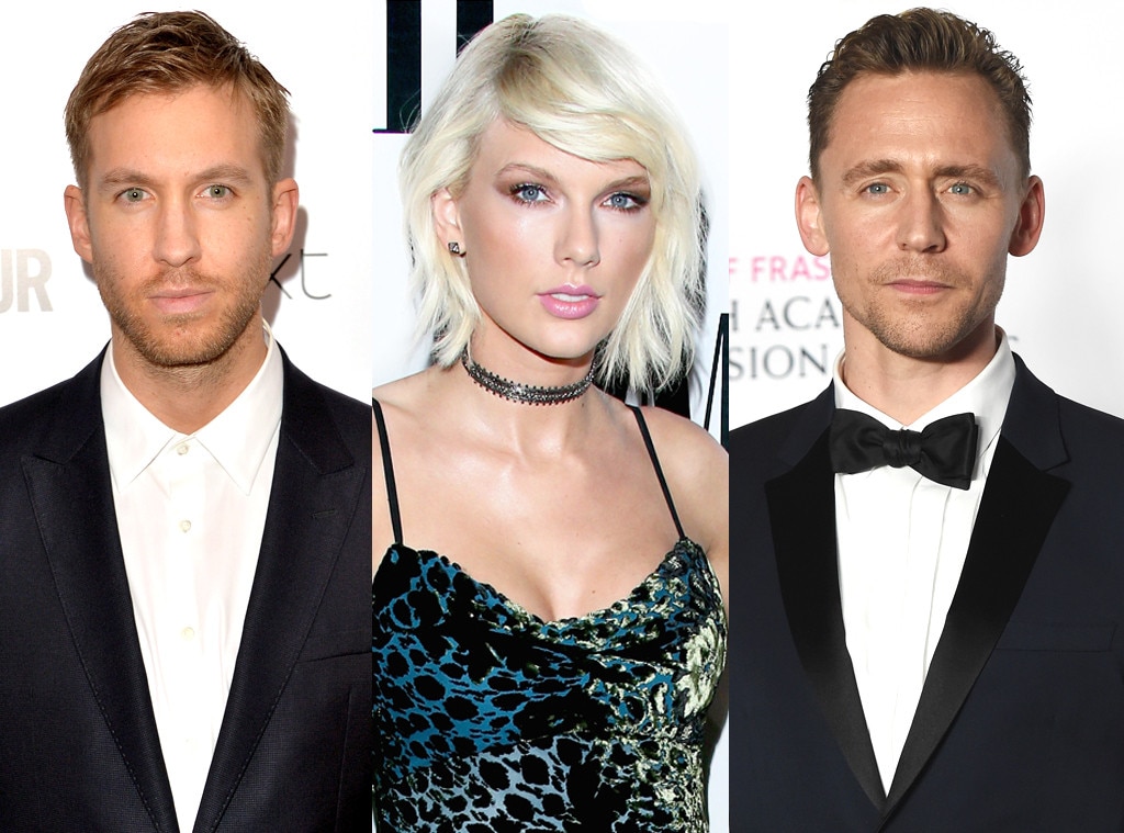 Taylor Swift, Tom Hiddleston, Calvin Harris Taylor Swift, Tom Hiddleston, Calvin Harris