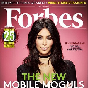 Kim Kardashian, Forbes Magazine