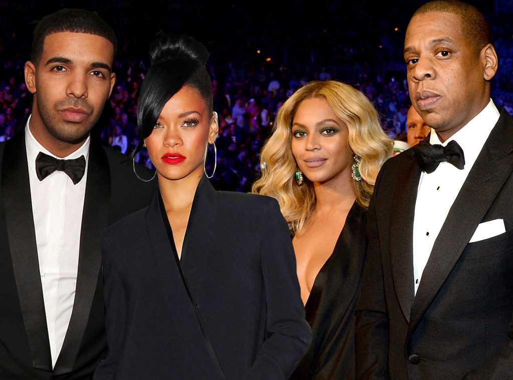 Rihanna, Drake, Beyonce, Jay Z Rihanna, Drake, Beyonce, Jay Z