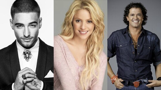 Maluma, shakira, carlos vives Maluma, shakira, carlos vives
