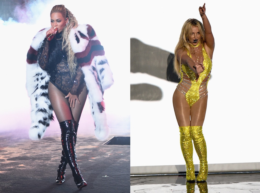 Omg Britney Spears Vs Beyoncé Duelo De Divas Detrás Del Escenario De Los Mtv Vmas 2016 E