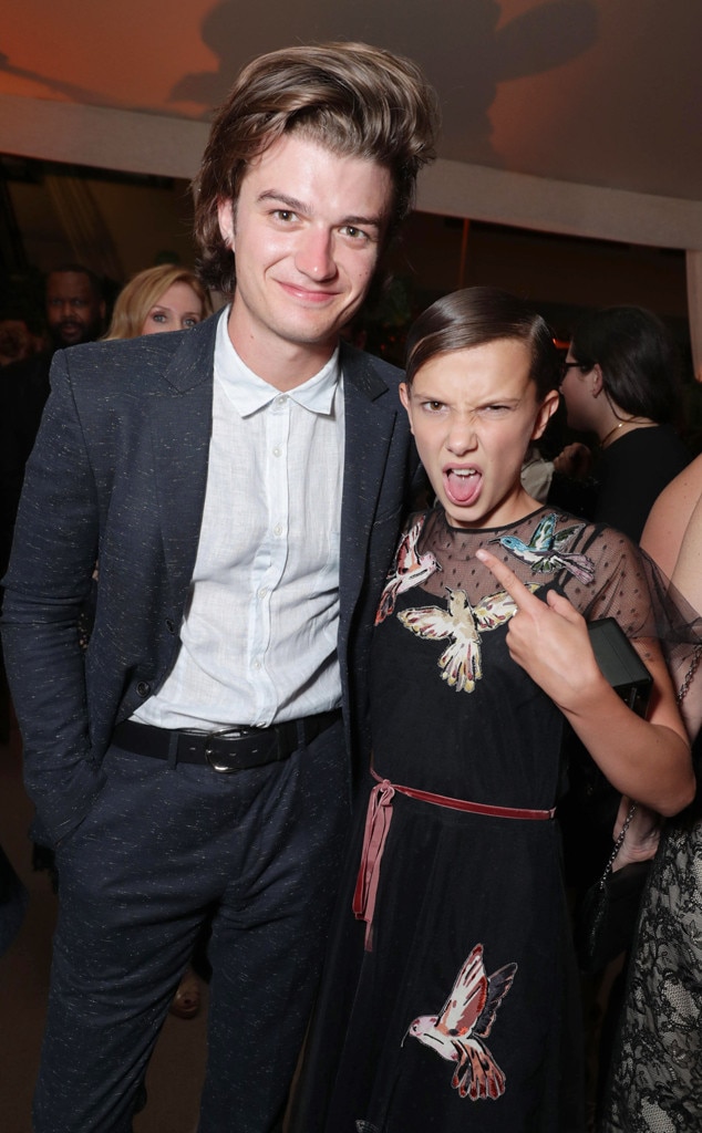 Joe Keery, Millie Bobby Brown, 2016 Emmy After Party Pics Joe Keery, Millie Bobby Brown, 2016 Emmy After Party Pics