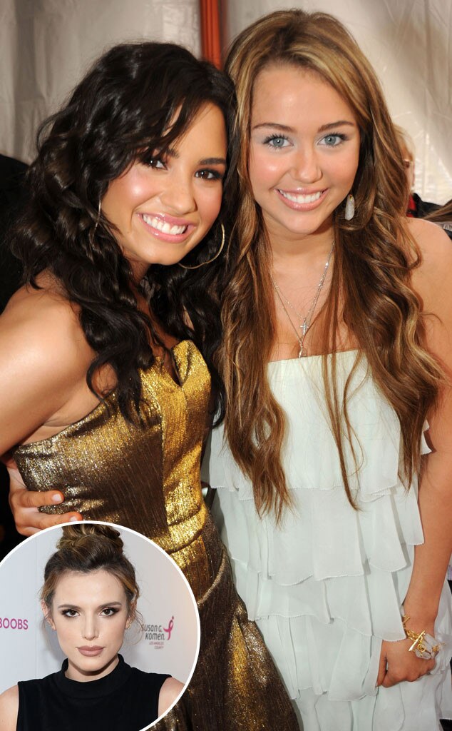 Demi Lovato, Miley Cyrus, Bella Thorne Demi Lovato, Miley Cyrus, Bella Thorne