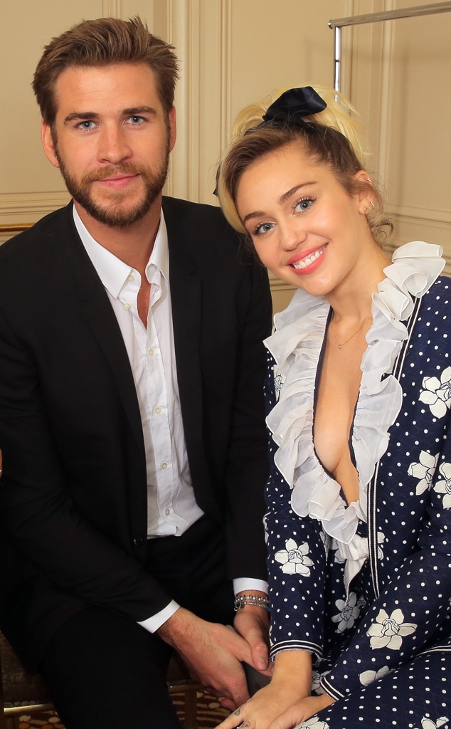 Miley Cyrus, Liam Hemsworth, Variety Power of Women Miley Cyrus, Liam Hemsworth, Variety Power of Women