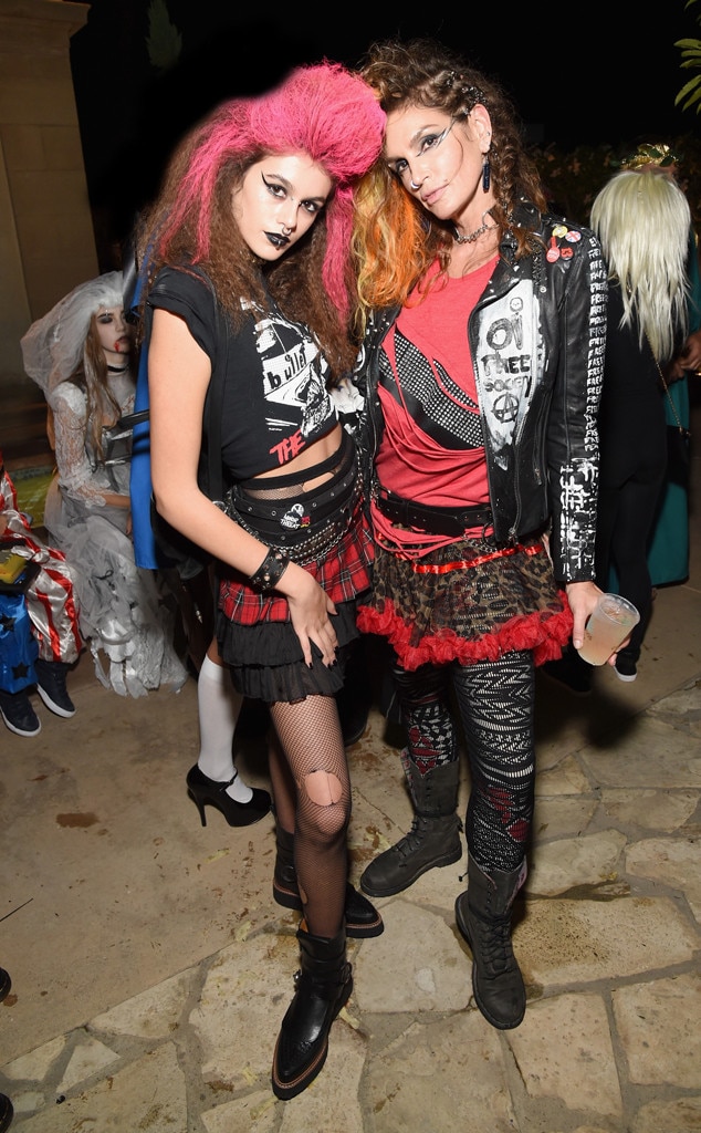 Kaia Jordan Gerber, Cindy Crawford, Halloween Kaia Jordan Gerber, Cindy Crawford, Halloween