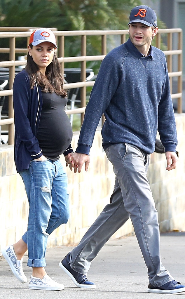 Inside Mila Kunis Last Few Weeks Of Her Second Pregnancy E News