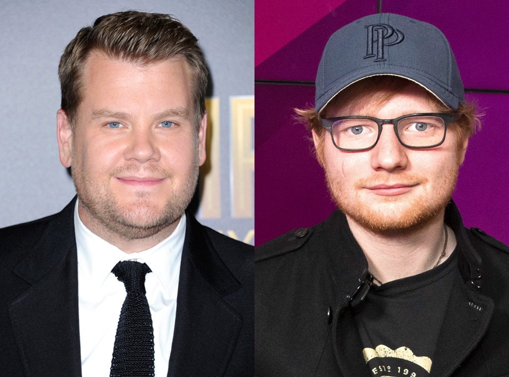 James Corden, Ed Sheeran James Corden, Ed Sheeran