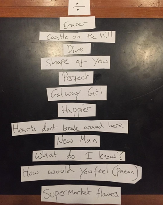 Ed Sheeran, tracklist Ed Sheeran, tracklist