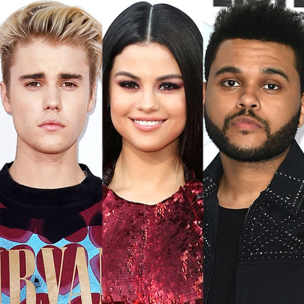 Justin Bieber, Selena Gomez, The Weeknd Justin Bieber, Selena Gomez, The Weeknd