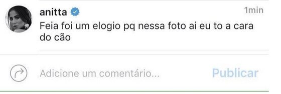 Melhores respostas da Anitta Melhores respostas da Anitta