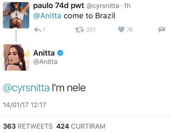 Melhores respostas da Anitta Melhores respostas da Anitta