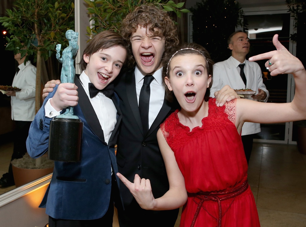 Noah Schnapp, Gaten Matarazzo, Millie Bobby Brown, Stranger Things Kids Noah Schnapp, Gaten Matarazzo, Millie Bobby Brown, Stranger Things Kids