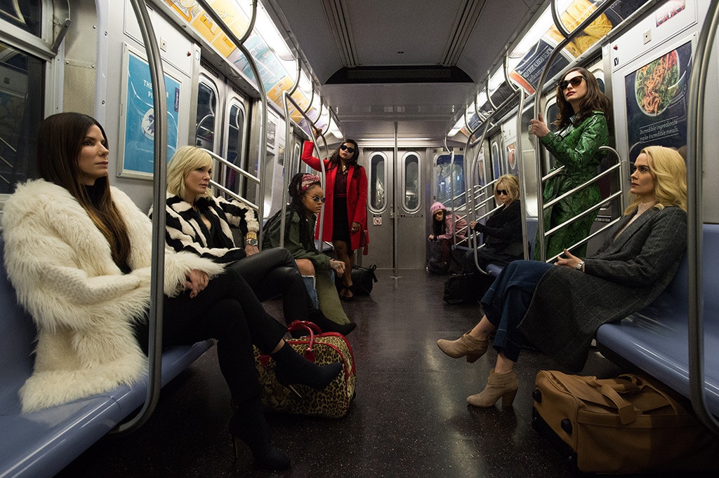 Ocean's Eight, Sandra Bullock, Cate Blanchett, Rihanna, Mindy Kaling, Awkwafina, Helena Bonham Carter, Anne Hathaway, Sarah Paulson