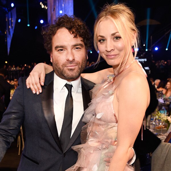 Kaley Cuoco, Johnny Galecki, 2017 SAG Awards