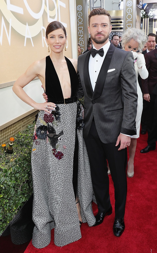 Jessica Biel, Justin Timberlake, 2017 Golden Globes, Couples Jessica Biel, Justin Timberlake, 2017 Golden Globes, Couples
