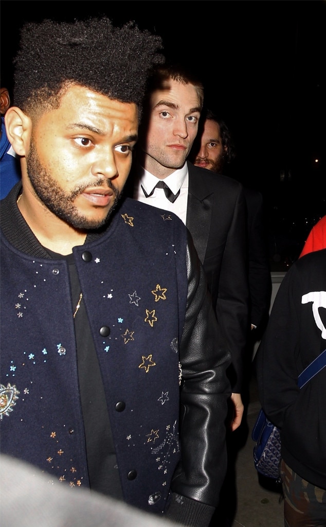 The Weeknd, Robert Pattinson, Leonardo DiCaprio