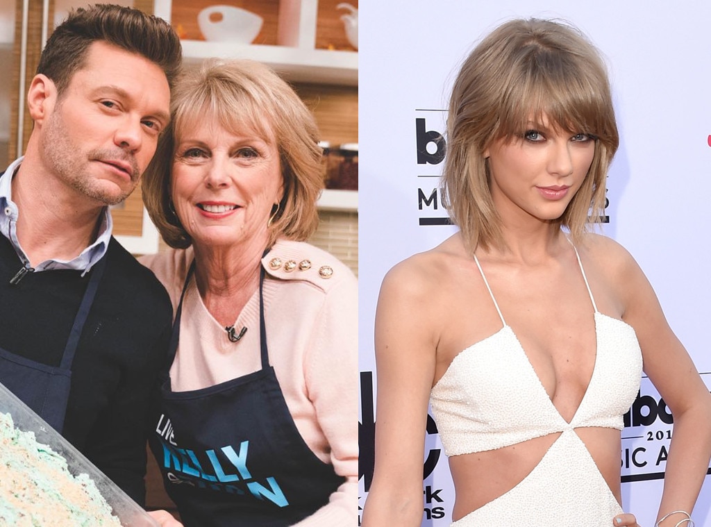 Ryan Seacrest, Mom, Taylor Swift Ryan Seacrest, Mom, Taylor Swift