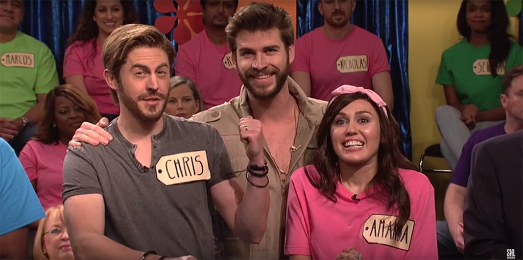 Miley Cyrus, Liam Hemsworth, SNL Miley Cyrus, Liam Hemsworth, SNL