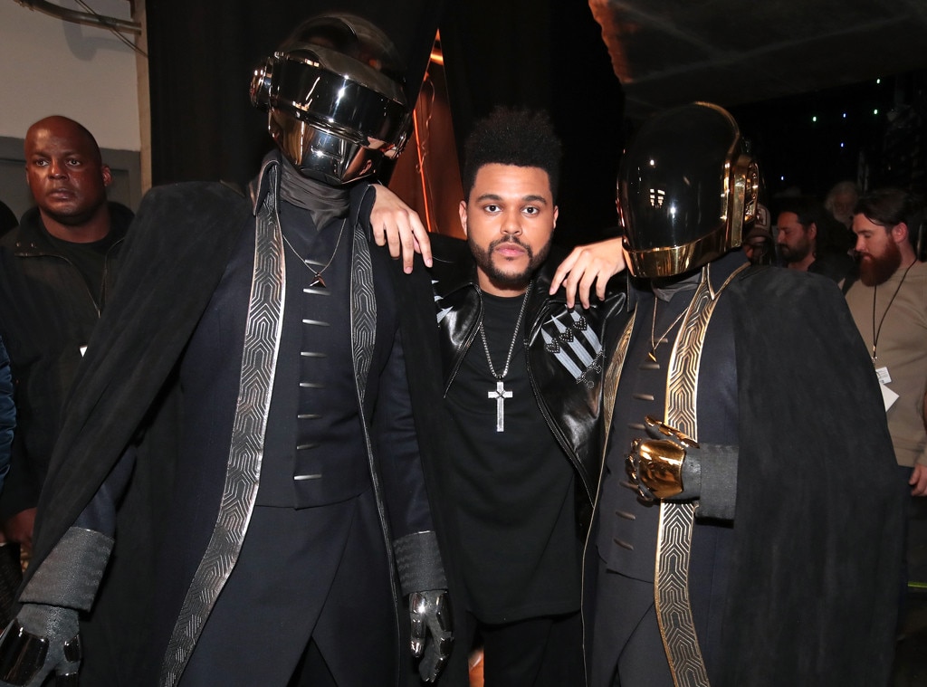 Daft Punk, The Weeknd, 2017 Grammys, Candids Daft Punk, The Weeknd, 2017 Grammys, Candids