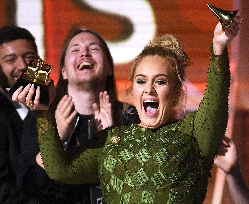 Adele, 2017 Grammys, Candids Adele, 2017 Grammys, Candids