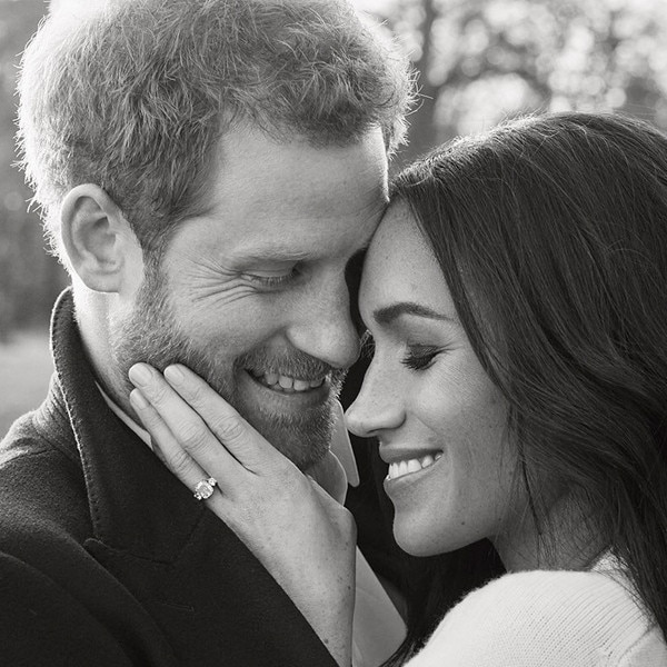 Prince Harry and Meghan Markle Dazzle in Official Engagement Portraits