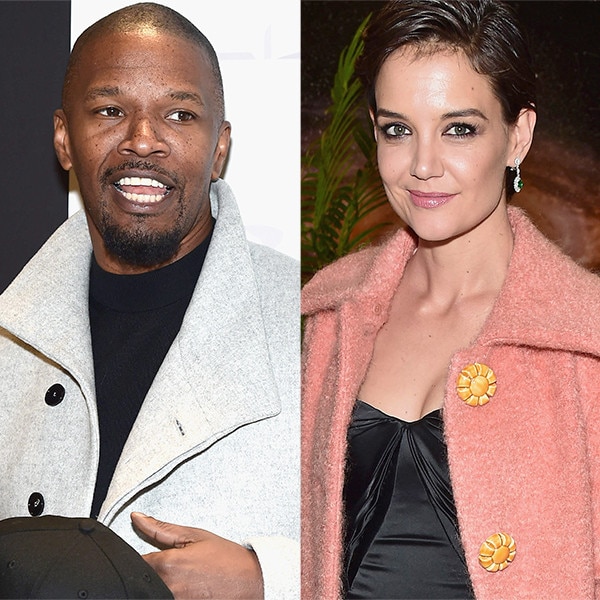 Jamie Foxx & Katie Holmes Attend Same NYC Event