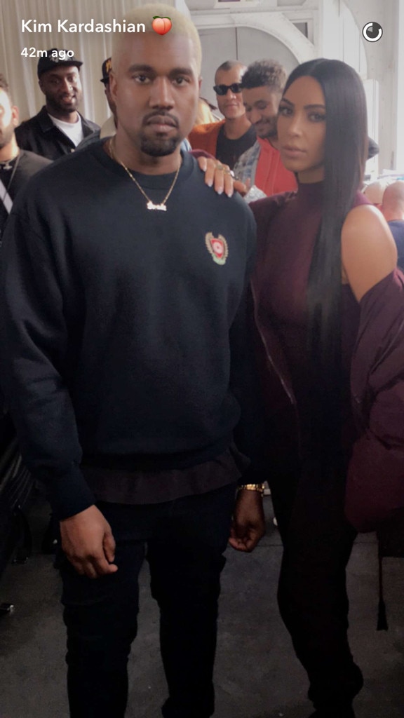 Kanye West, Kim Kardashian, Yeezy 5 Show Kanye West, Kim Kardashian, Yeezy 5 Show