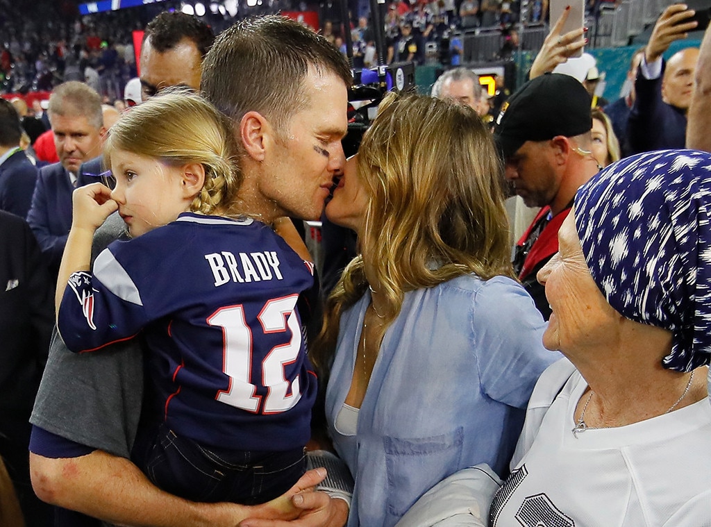 Tom Brady, Gisele Bundchen, 2017 Super Bowl Tom Brady, Gisele Bundchen, 2017 Super Bowl