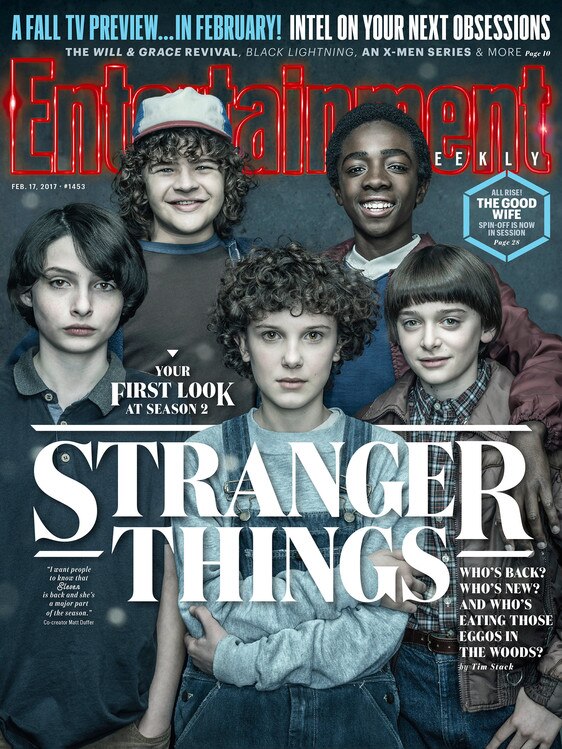 Stranger Things, Entertainment Weekly cover Stranger Things, Entertainment Weekly cover